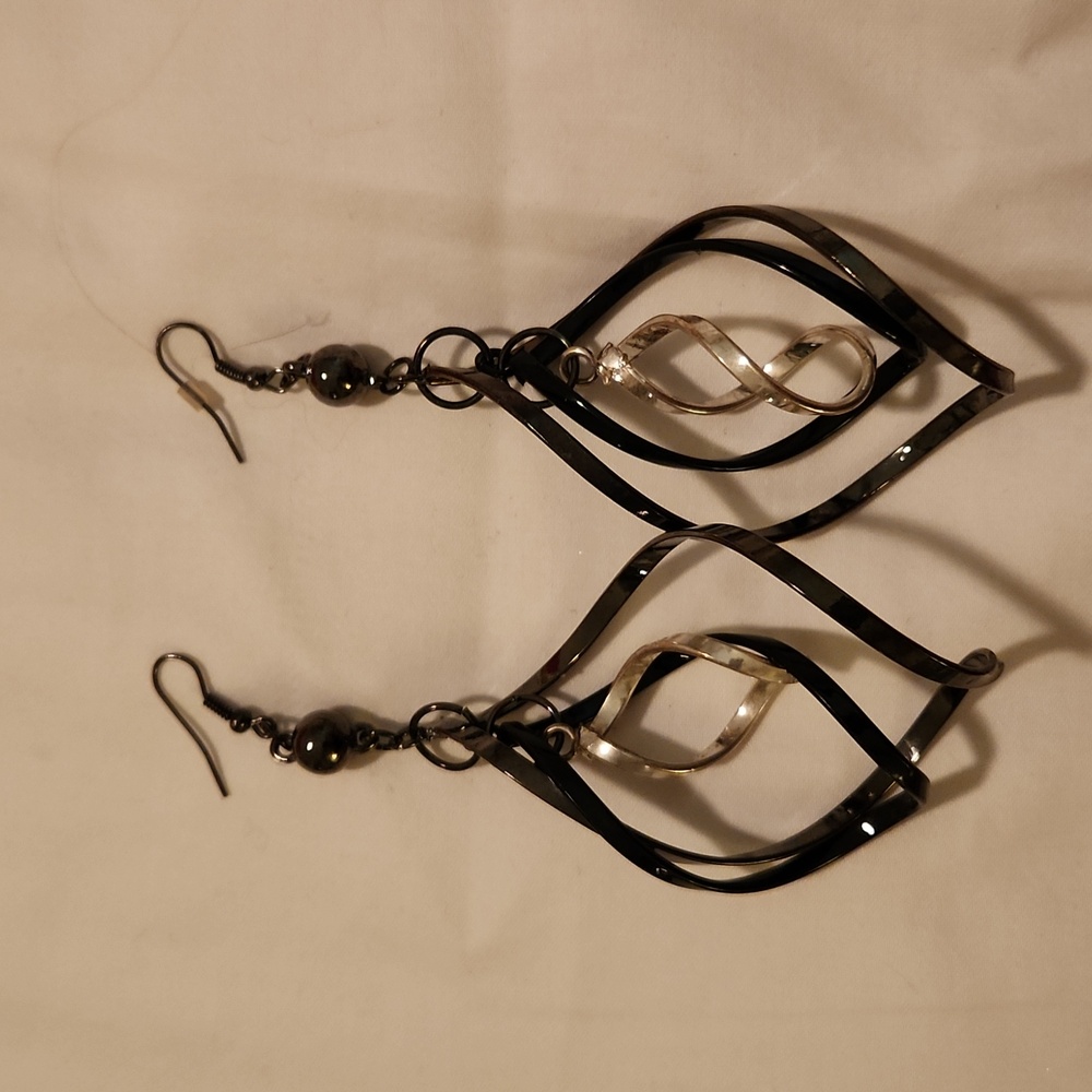 Large statement earrings